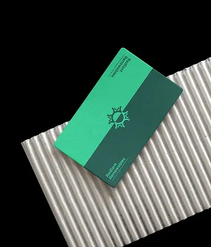 Stationery card design mockup